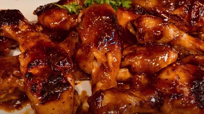 Recetas de Piernitas de pollo con Maple y Chipotle
