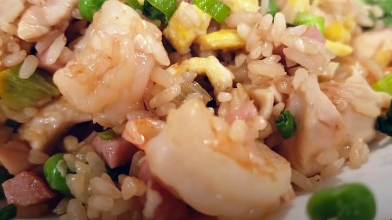 Receta de arroz chino estilo Puerto Rico
